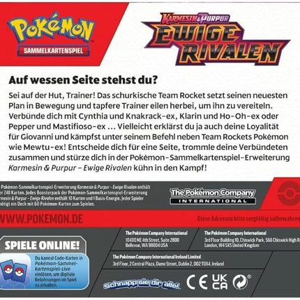 Display Pokémon Écarlate et Violet - EV10 - Rivalités Destinée