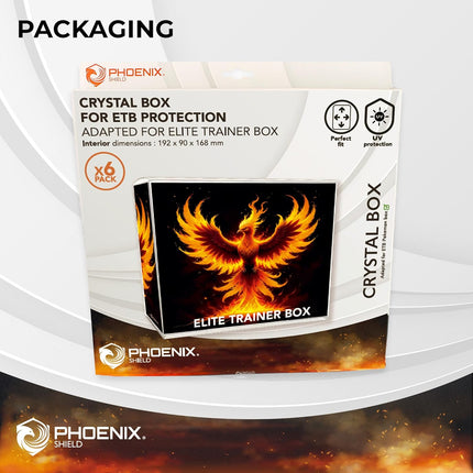 Phoenix Shield - ETB Protection - Étuis Clairs (x6)