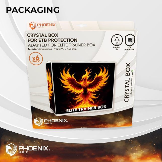 Phoenix Shield - ETB Protection - Étuis Clairs (x6)