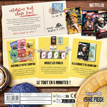 One Piece - Jeux de carte coopératif- 5 Minutes