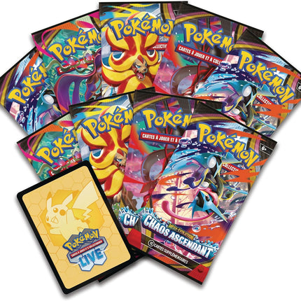 Pokémon : Coffret Dresseur d’Elite Chaos Ascendant