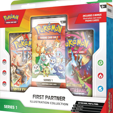 Pokémon : Collection Illustration Premiers Partenaires – Série 1