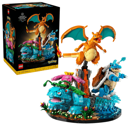 LEGO Pokémon Florizarre, Dracaufeu et Tortank