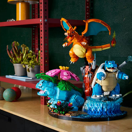 LEGO Pokémon Florizarre, Dracaufeu et Tortank