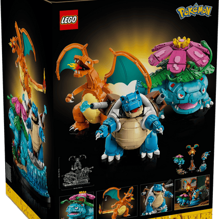 LEGO Pokémon Florizarre, Dracaufeu et Tortank